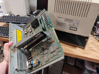 Logic board sled completely out of machine