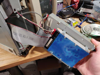 HD/CD sled pulled out