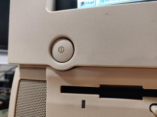 Power switch closeup