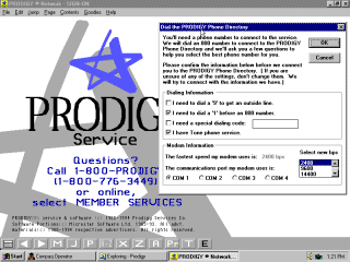 Prodigy logon