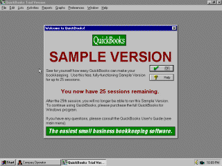 QuickBooks evaluation
