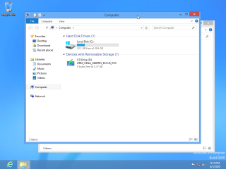 Windows 8 Explorer Win+E
