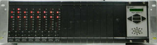 Hayes Century 2 modem bank, front