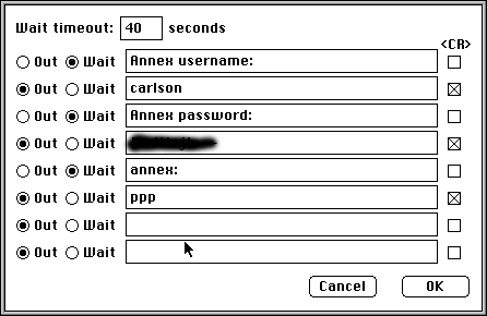 Setting up a PPP connection on a Mac