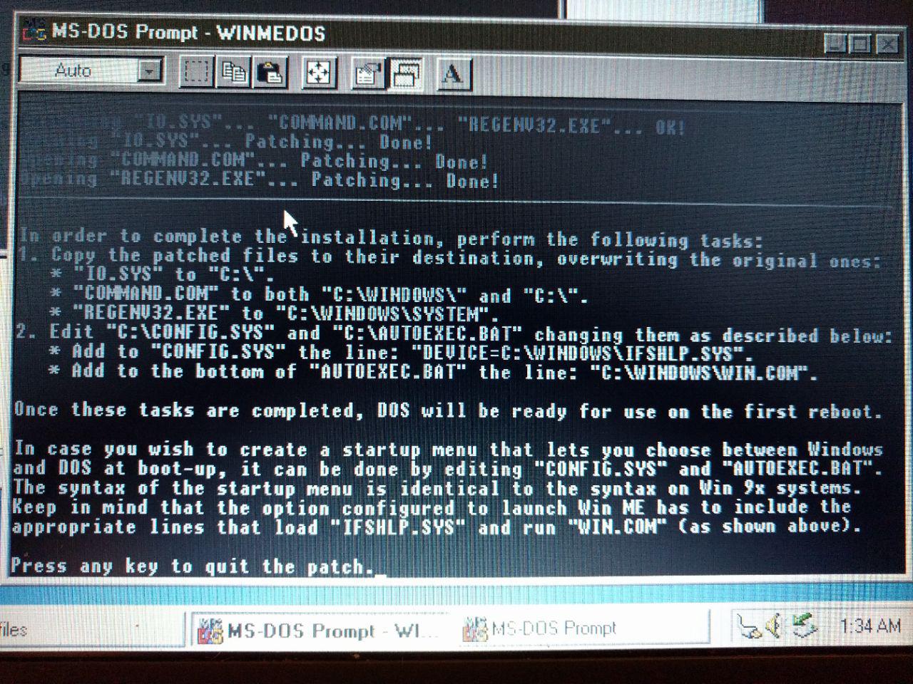 DOS Game System Project